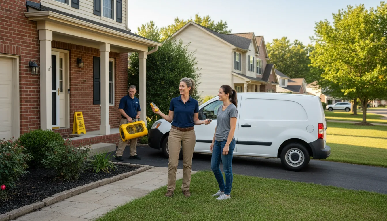Water restoration image for Water Damage & Restoration Services in Westphalia, MI